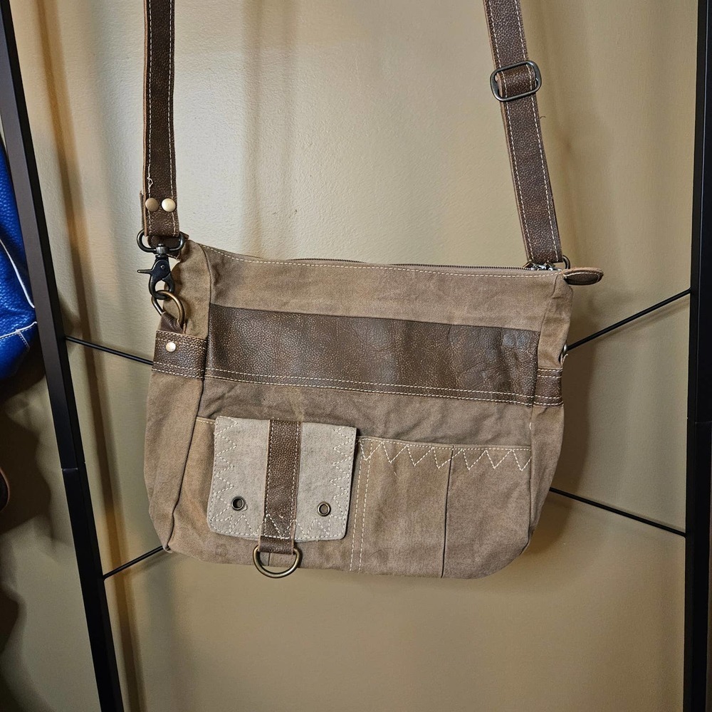 Myra Bag Women's Canvas Crossbody Bag - Picture 10 of 10